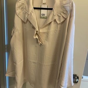 NWT H&M Oversized Tunic Blouse Size L